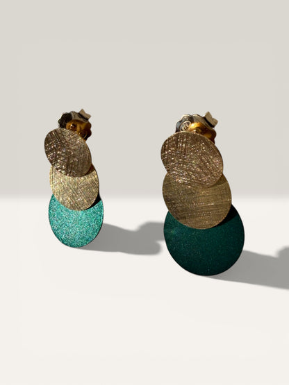 Selva Earrings 3-Piece Circle