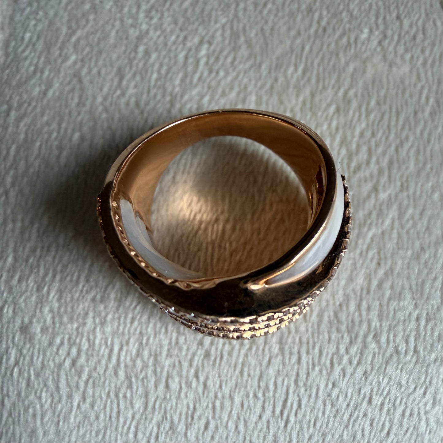 Cascade Mother of Pearl Ring