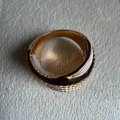 Cascade Mother of Pearl Ring