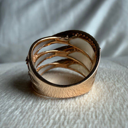 Cascade Mother of Pearl Ring