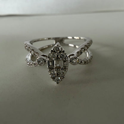Marquise Embrace Ring