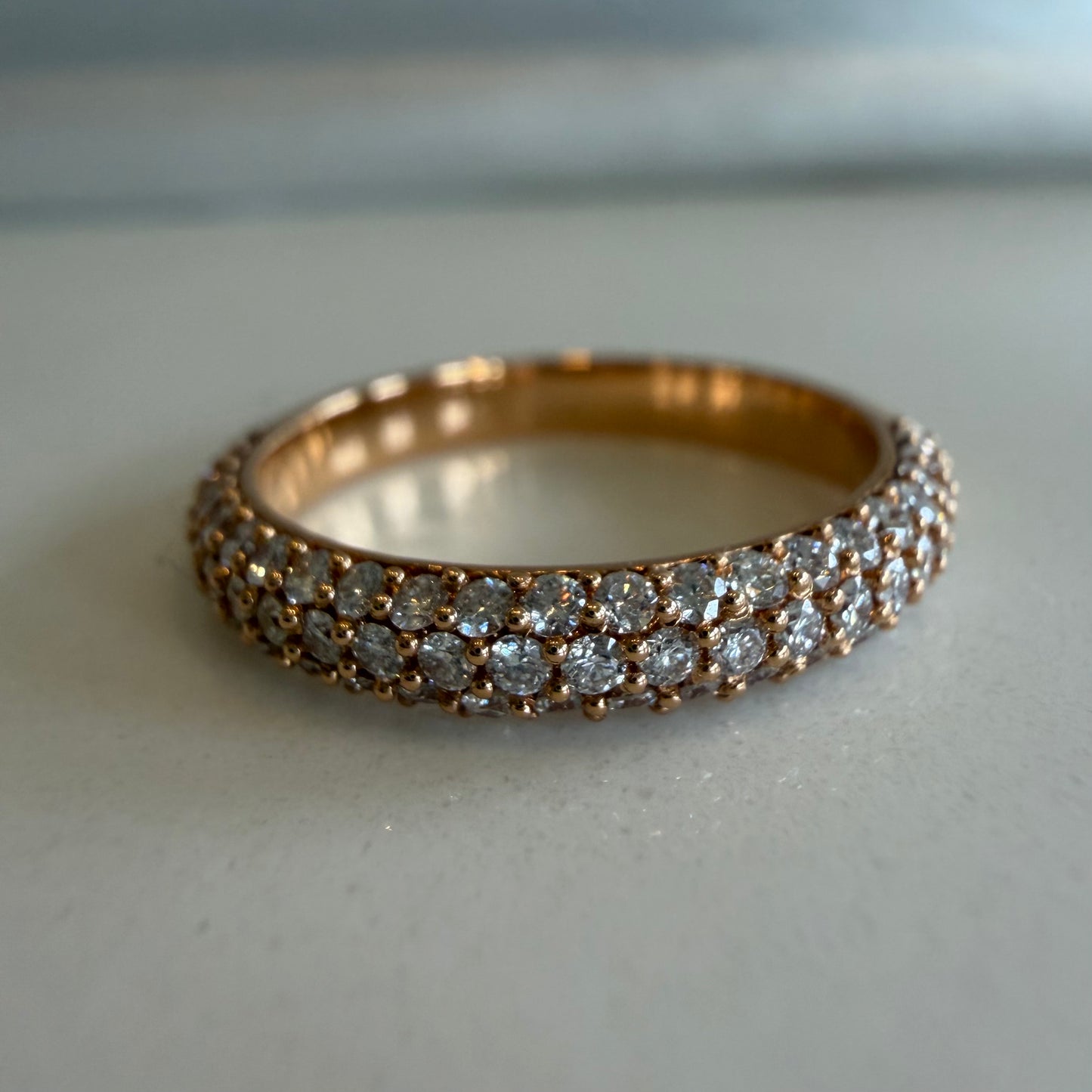 Triple Pavé Band