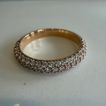 Triple Pavé Band