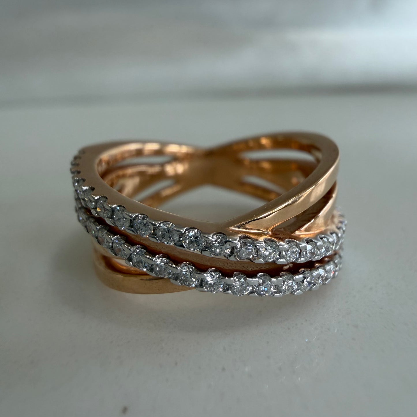 Crossline Ring- Size 7