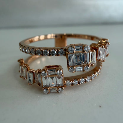 Open Baguette Ring