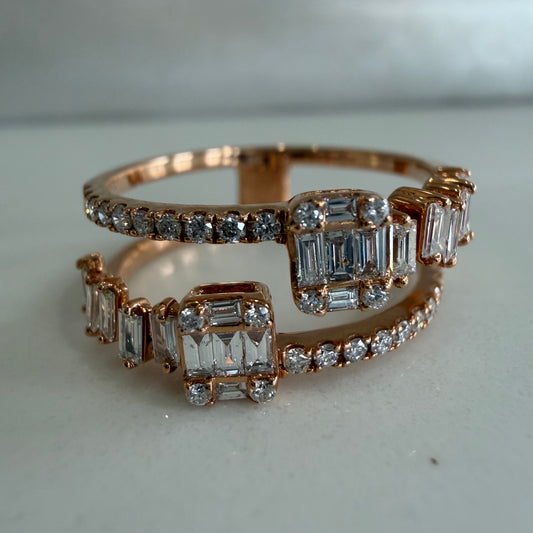 Open Baguette Ring