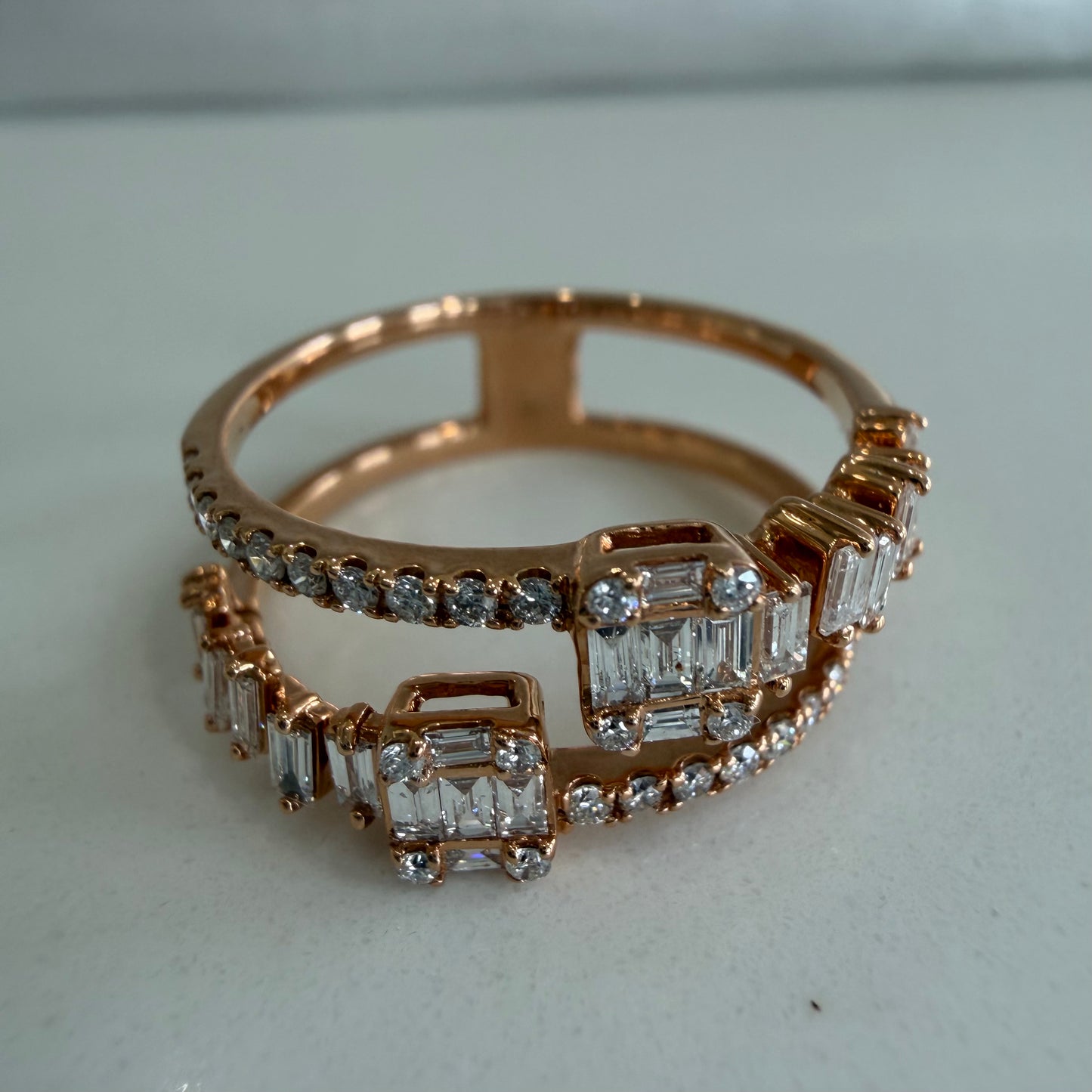 Open Baguette Ring