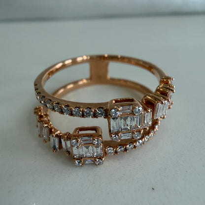 Open Baguette Ring