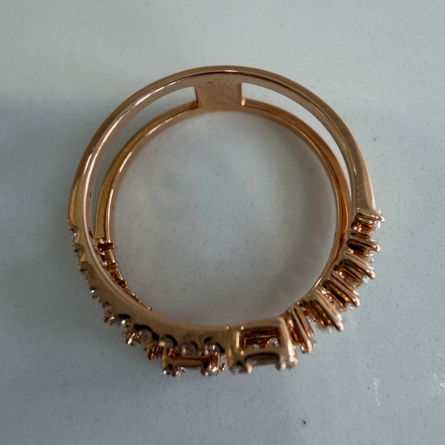 Open Baguette Ring