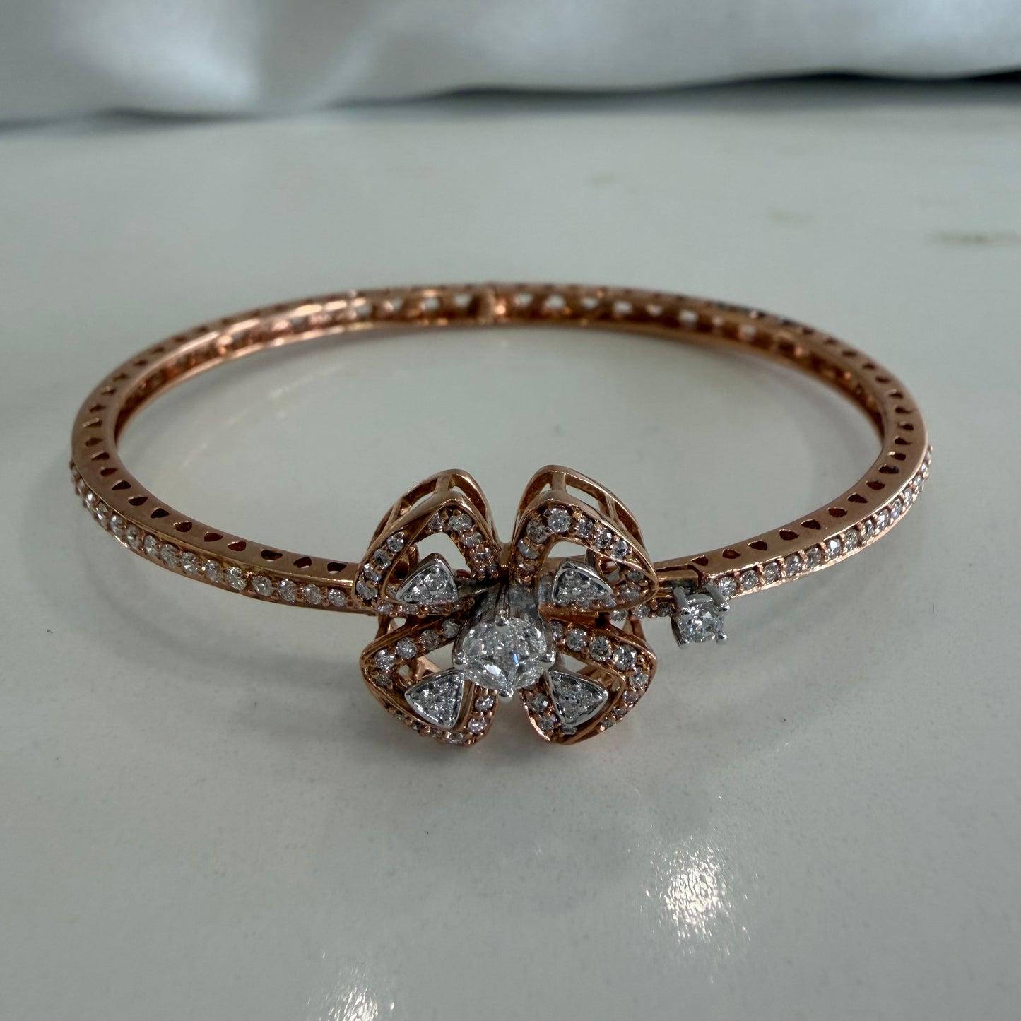 Petal & Diamond Bracelet