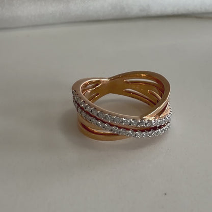 Crossline Ring- Size 7