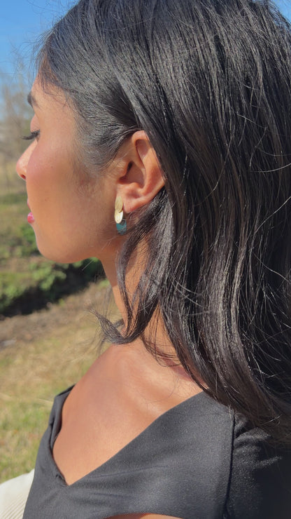 Selva Earrings 3-Piece Circle