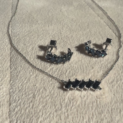 The Celeste Earrings and Necklace Set