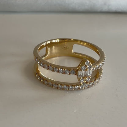 Marquise Veil Ring