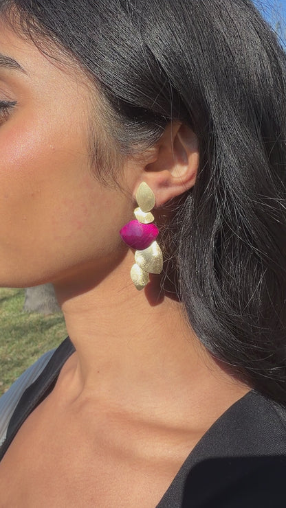 Fucsia d’Oro Earrings